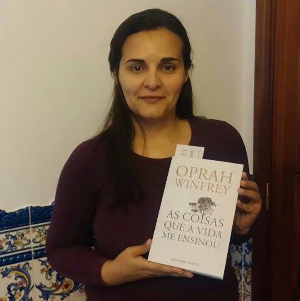 Sandra Nunes, vencedora do Passatempo – 3 Livros Oprah “As coisas que a vida me ensinou” Sandra Nunes, vencedora do Passatempo – 3 Livros Oprah “As coisas que a vida me ensinou”