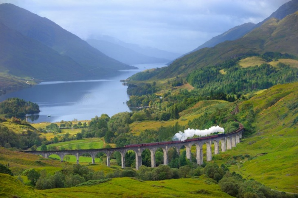 Viagens de Comboio, de sonho - West Highland Line, Escocia Viagens de Comboio, de sonho - West Highland Line, Escocia
