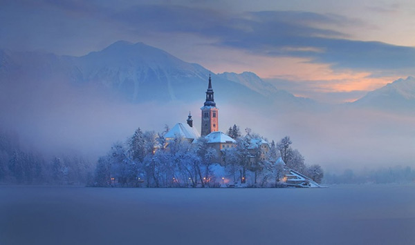 Lugares bonitos demais - Bled, Eslovenia