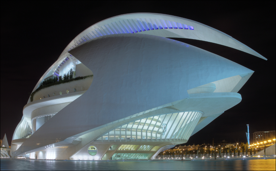Os prédios mais loucos do Mundo - Opera de Valencia, Espanha