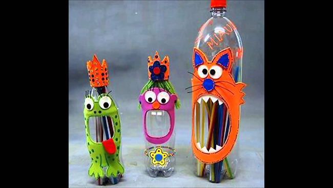 Ideias para reciclar garrafas de plástico