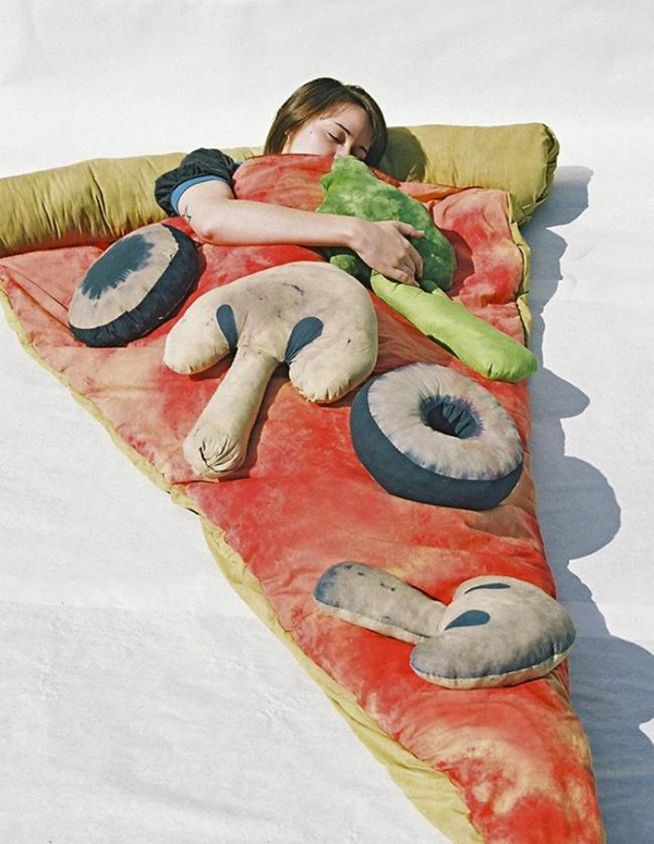 Almofadas divertidas para dar um toque especial à sua casa - almofada pizza