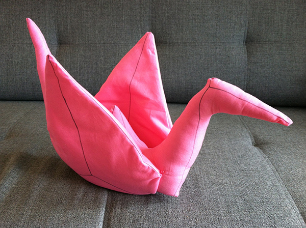 Almofadas divertidas para dar um toque especial à sua casa - almofada origami