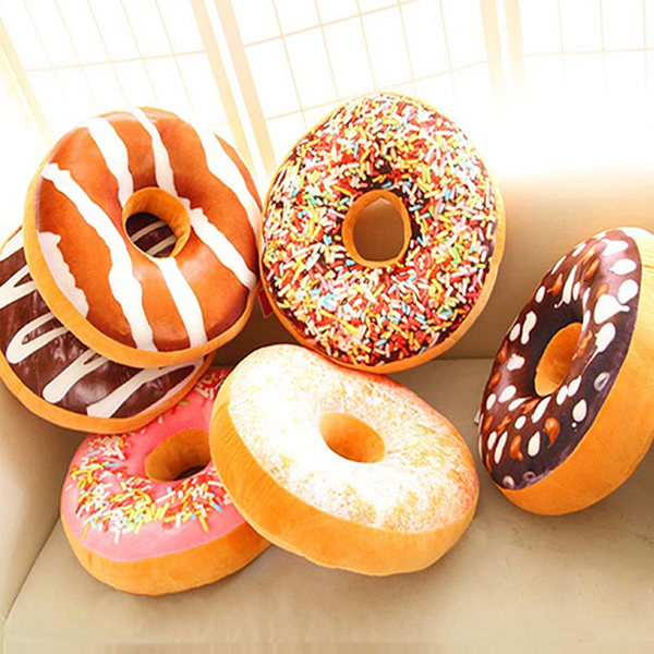 Almofadas divertidas para dar um toque especial à sua casa - almofadas donuts