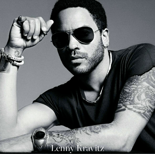 Tatuagens - Lenny Kravitz, músico