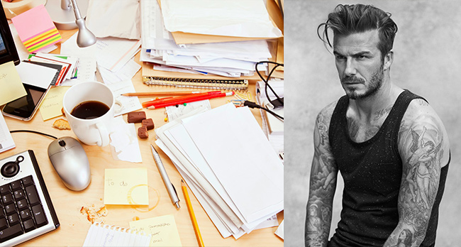  Fobias dos famosos: David Beckham - Ataxofobia 