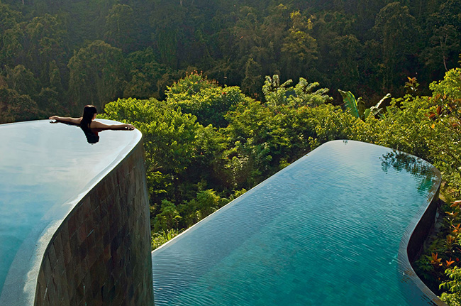 As piscinas mais fabulosas do mundo - Ubud Hanging Gardens