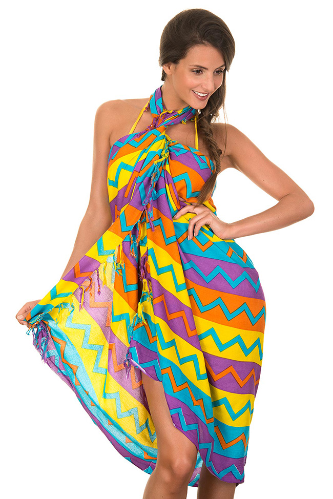 Pareos, as melhores dicas - usar como vestido de verão Pareos, as melhores dicas - usar como vestido de verão