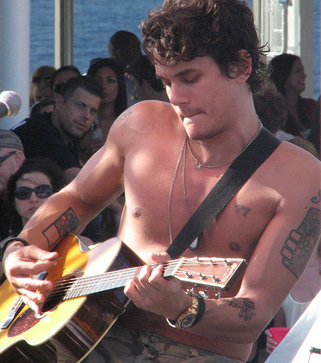 Tatuagens - John Mayer, músico