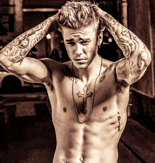 Tatuagens - Justin Bieber, músico