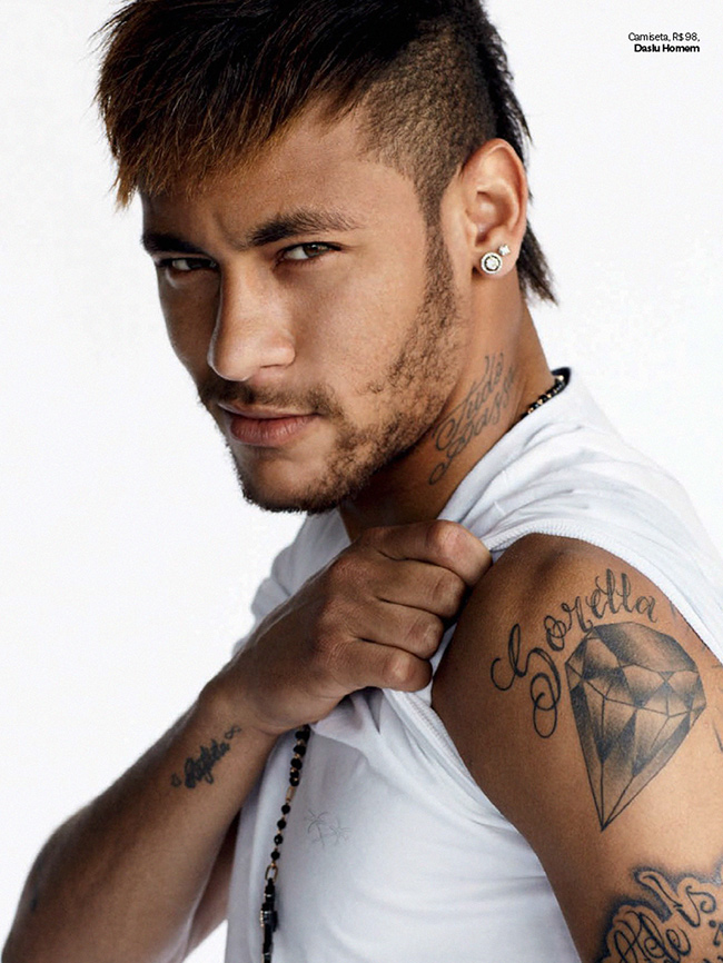 Tatuagens - Neymar, futebolista