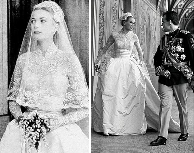 Vestidos de noiva de sonho, vestido da Princesa Grace Kelly, Mónaco.