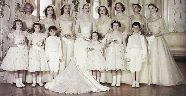 Vestidos de noiva de sonho, vestido da Princesa Grace Kelly, Mónaco.