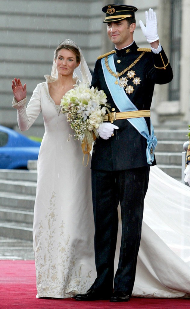 Vestidos de noiva de sonho, vestido da Princesa Letizia (Espanha)