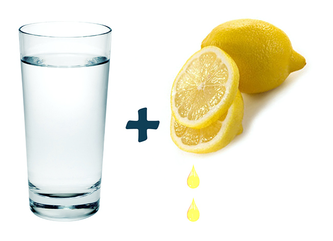 Dicas para curar um escaldão - Sumo de limão com água gelada