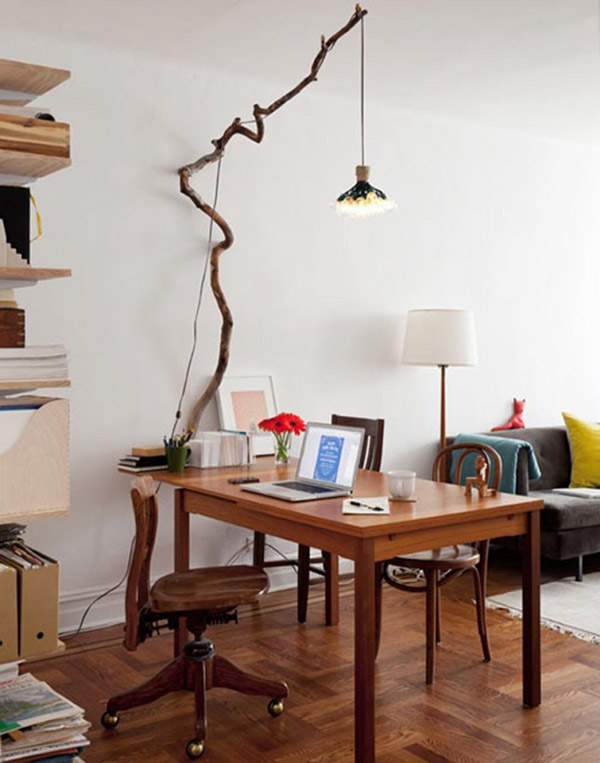 Dicas de decoração e bricolage em madeira - candeeiro Dicas de decoração e bricolage em madeira - candeeiro