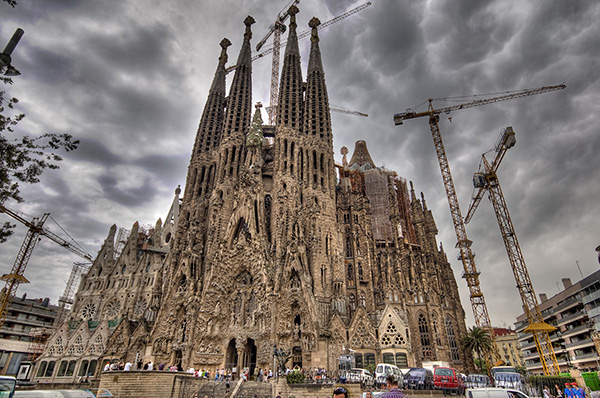 As mais belas igrejas do mundo - Templo da Sagrada Família - Barcelona, Espanha 