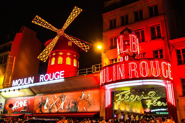 Moinhos encantadores - Moulin Rouge, Paris Moinhos encantadores - Moulin Rouge, Paris