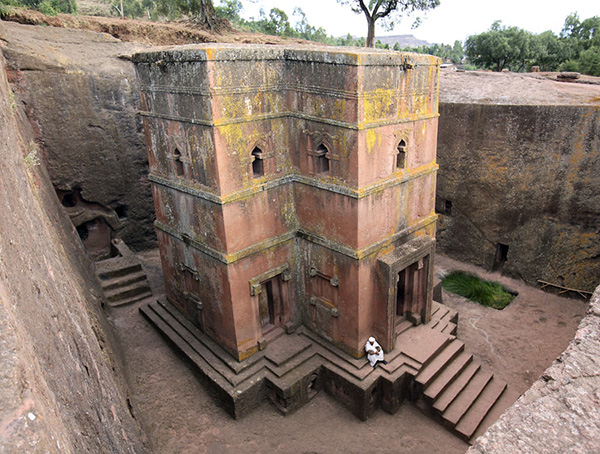 As mais belas igrejas do mundo - Igreja de Bieta Giorgis - Lalibela, Etiópia