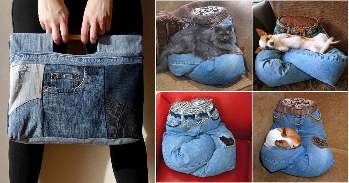 Reciclar calças de ganga – 10 boas ideias