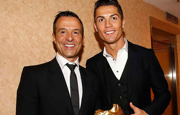 prendas de aniversário milionárias – Cristiano Ronaldo e Jorge Mendes