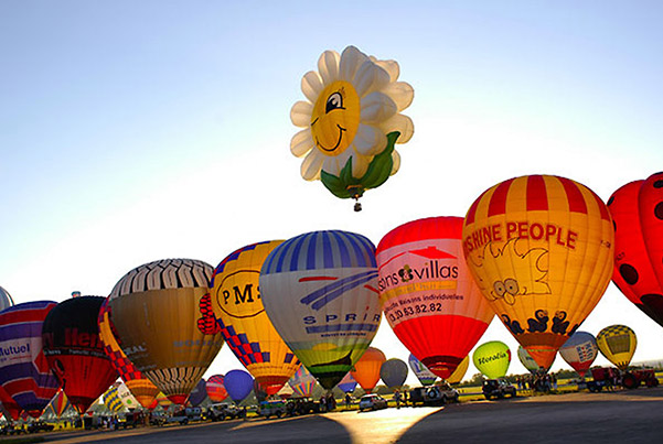 Balões de ar quente mais incríveis do mundo - flor