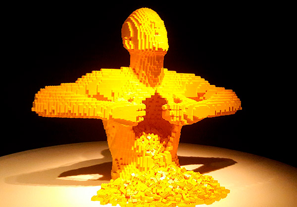 Construções de Lego impressionantes- Homem