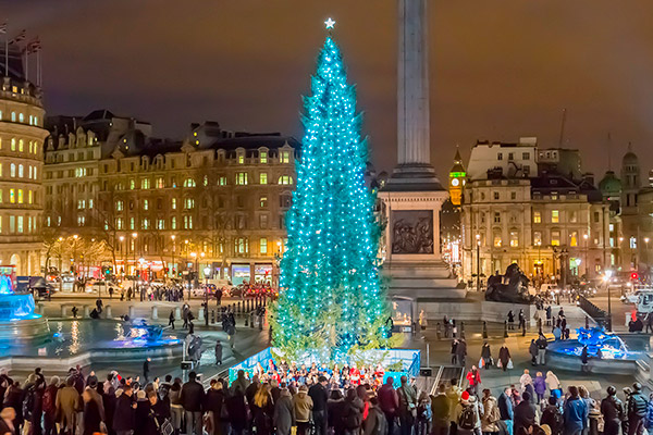 As árvores de Natal mais espectaculares do mundo- Londres