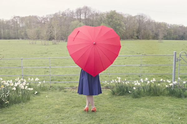 8 guarda-chuvas práticos e divertidos - Em forma de coração