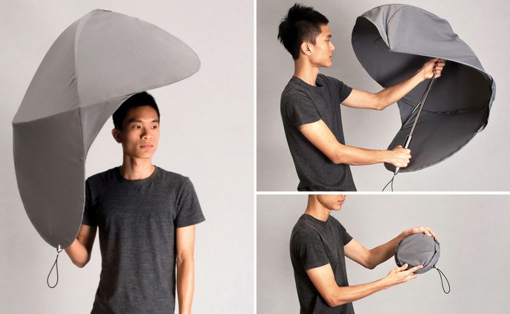 8 guarda-chuvas práticos e divertidos - Ideal para quem gostar de ter as mãos livres