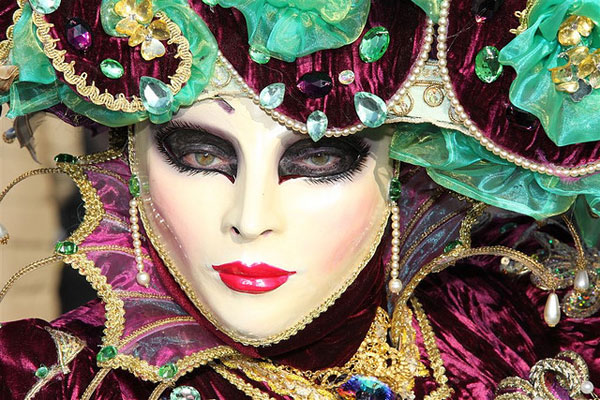 Carnaval de Veneza - Beleza e história - Eleição da máscara mais bela