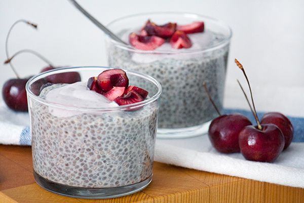 Dicas saudáveis - benefícios da chia - Pudim