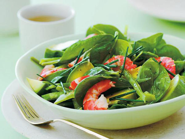 Benefícios da flor de sal para à sua saúde- Receita de salada fresca de camarão com gengibre