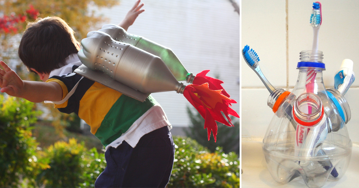 9 ideias criativas e divertidas para reciclar garrafas de plástico