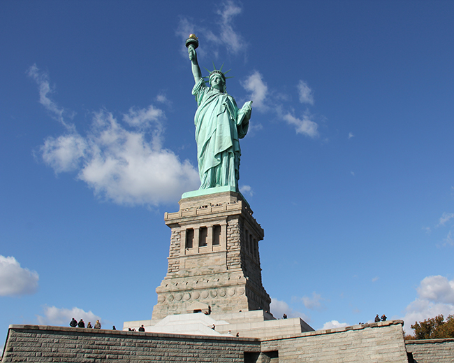 Monumentos mais fotografados do Mundo - Estátua da Liberdade, Nova Iorque, EUA