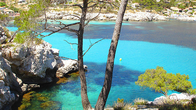 As águas mais cristalinas - 10 locais de sonho - Calanque de Sormiou, França