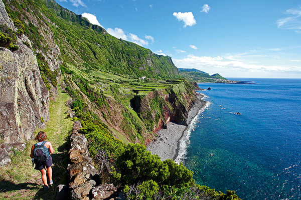 Praias dos Açores - Fajã da Caldeira de Santo Cristo, Ilha de São Jorge