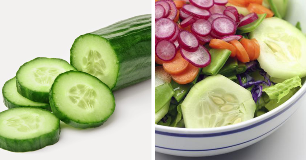 Salada de rabanete e pepino – Uma refeição pouco calórica